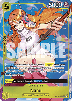 Nami (OP08-106) (V.2) OP08 Alternate Art Near Mint Englisch