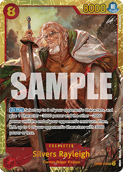 Silvers Rayleigh (OP08-118) (V.1) OP08 Secret Rare Near Mint Englisch