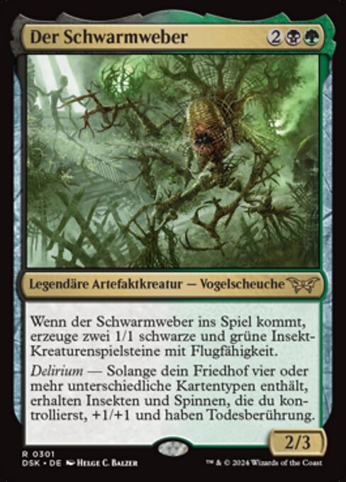 Der Schwarmweber (V.1) XDSK-301 Rare Near Mint Deutsch