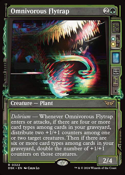 Omnivorous Flytrap XDSK-322 Rare Near Mint Englisch