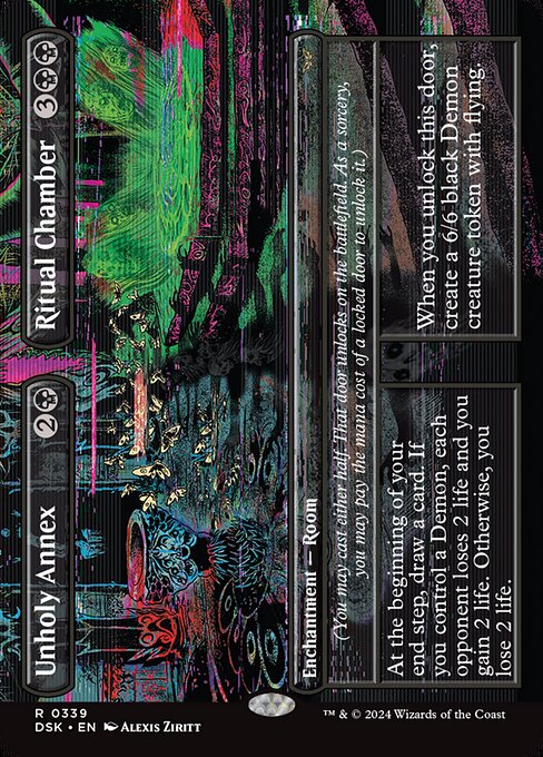 Unholy Annex // Ritual Chamber XDSK-339 Rare Near Mint Englisch Foil