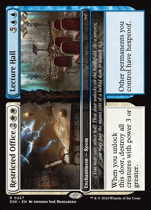 Restricted Office // Lecture Hall DSK-227 Rare Excellent Englisch Foil