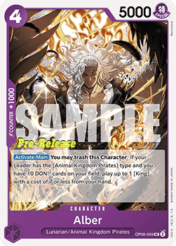 Alber (OP08-059) OP08P Uncommon Near Mint Englisch