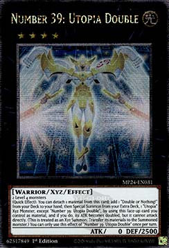 Number 39: Utopia Double MP24-031 Quarter Century Secret Rare Near Mint Englisch 1. Auflage