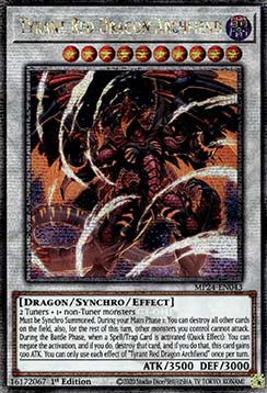 Tyrant Red Dragon Archfiend MP24-043 Quarter Century Secret Rare Near Mint Englisch 1. Auflage