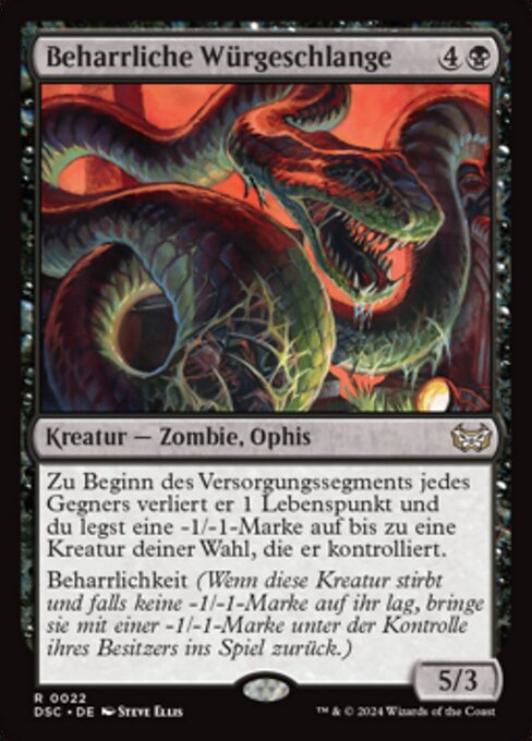 Persistent Constrictor DSC-22 Rare Excellent Deutsch