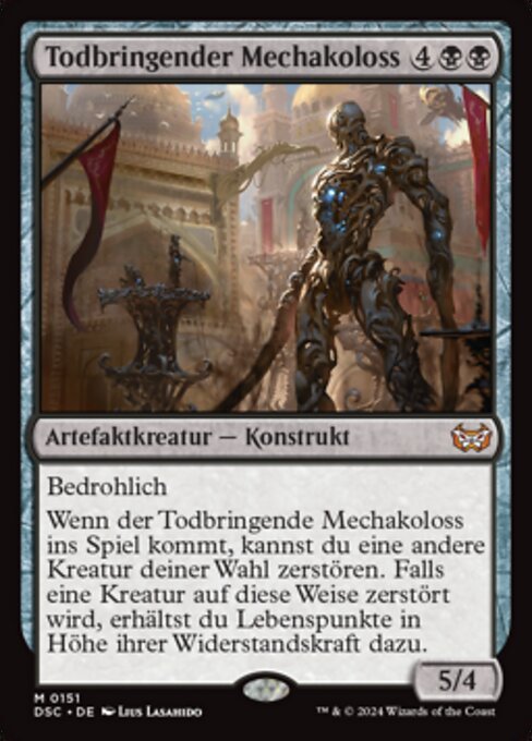 Todbringender Mechakoloss DSC-151 Mythic Near Mint Deutsch