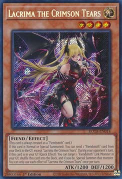 Lacrima the Crimson Tears (V.1) ROTA-EN014 Secret Rare Good Englisch 1. Auflage