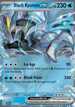 Black Kyurem ex SSP-048 Double Rare Near Mint Französisch