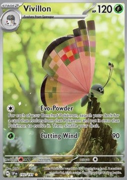 Vivillon SSP-193 Illustration Rare Near Mint Deutsch