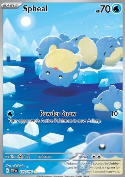 Spheal SSP-199 Illustration Rare Excellent Englisch