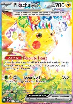 Pikachu ex SSP-238 Special Illustration Rare Good Deutsch