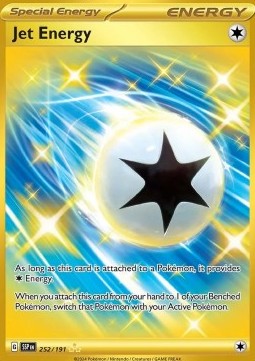 Jet-Energie SSP-252 Secret Rare Near Mint Deutsch