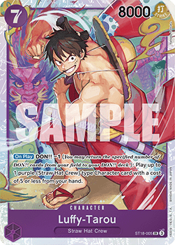 Luffytaro (ST18-005) ST-18 Super Rare Near Mint Englisch