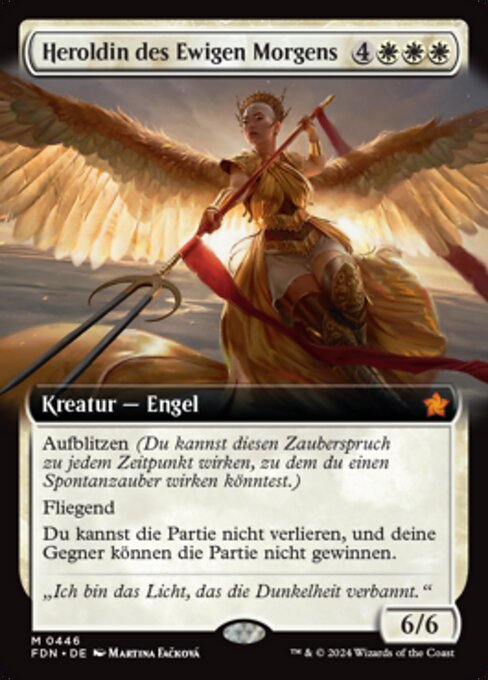 Heroldin des Ewigen Morgens (V.5) XFDN-446 Mythic Near Mint Deutsch