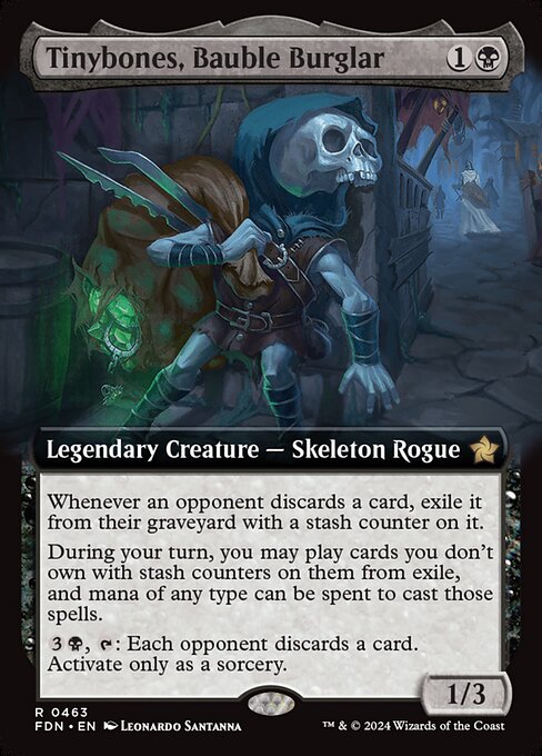 Tinybones, Bauble Burglar XFDN-463 Rare Near Mint Englisch Foil