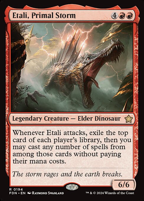 Etali, Primal Storm FDN-194 Rare Near Mint Englisch Foil