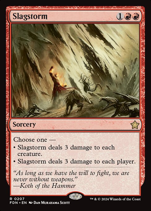 Slagstorm FDN-207 Rare Good Englisch