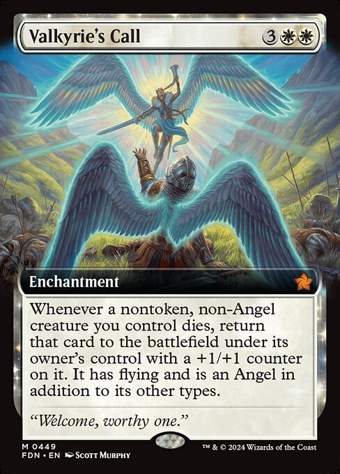 Valkyrie's Call (V.3) XFDN-449 Mythic Excellent Englisch Foil