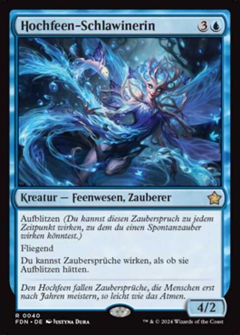 Hochfeen-Schlawinerin FDN-40 Rare Near Mint Deutsch
