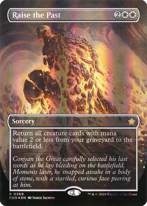 Raise the Past XFDN-369 Rare Near Mint Englisch Foil