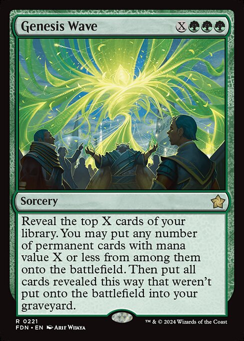 Genesis Wave FDN-221 Rare Near Mint Englisch Foil