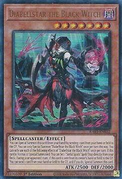 Diabellstar die schwarze Hexe (V.2) RA03-032 Ultra Rare Near Mint Deutsch 1. Auflage