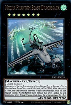 Mecha-Phantomungeheuer Drachossack RA03-DE039 Ultra Rare Light Played Deutsch 1. Auflage