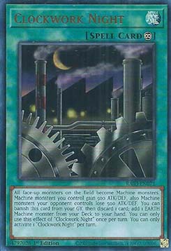 Clockwork Night (V.2) RA03-EN071 Ultra Rare Poor Englisch 1. Auflage