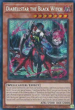 Diabellstar die schwarze Hexe (V.3) RA03-032 Secret Rare Near Mint Deutsch 1. Auflage