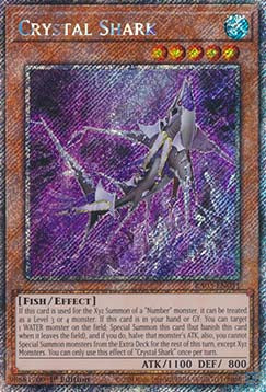 Kristallhai (V.4) RA03-031 Platinum Secret Rare Near Mint Deutsch 1. Auflage