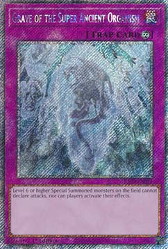 Grab des Superantiken Organismus (V.4) RA03-077 Platinum Secret Rare Near Mint Deutsch 1. Auflage