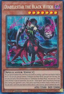 Diabellstar die schwarze Hexe (V.5) RA03-032 Collectors Rare Near Mint Deutsch 1. Auflage
