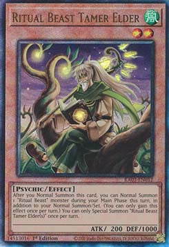 Geistungeheuer-Zähmer Ältester (V.7) RA03-012 Ultimate Rare Near Mint Deutsch 1. Auflage