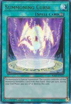Beschwörungsfluch (V.7) RA03-057 Ultimate Rare Near Mint Deutsch 1. Auflage