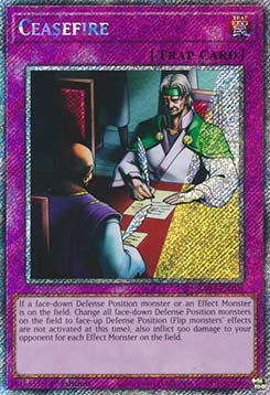 Waffenstillstand (V.1) RA03-105 Platinum Secret Rare Near Mint Deutsch 1. Auflage
