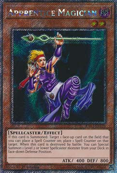 Auszubildende Zauberin (V.1) RA03-124 Platinum Secret Rare Near Mint Deutsch 1. Auflage