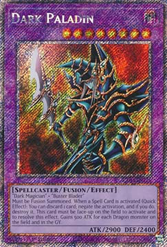 Dunkler Paladin (V.1) RA03-126 Platinum Secret Rare Near Mint Deutsch 1. Auflage