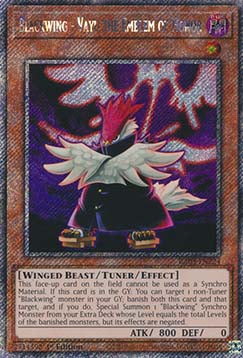 Schwarzflügel - Vayu das Symbol der Ehre (V.1) RA03-224 Platinum Secret Rare Near Mint Deutsch 1. Auflage