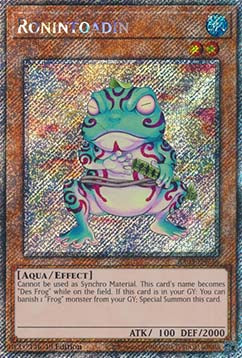 Roninkröte (V.1) RA03-236 Platinum Secret Rare Near Mint Deutsch 1. Auflage