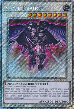 Scrap Dragon RA03-240 Platinum Secret Rare Near Mint Englisch 1. Auflage