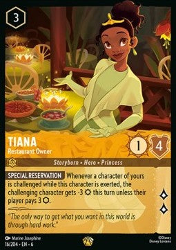 Tiana - Restaurantbesitzerin (V.1) 6AZS-16 Legendary Near Mint Deutsch Foil