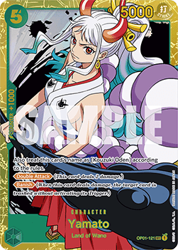 Yamato (OP01-121) (V.1) PRB01 Secret Rare Near Mint Englisch