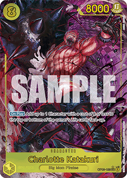 Charlotte Katakuri (OP03-123) (V.2) PRB01 Alternate Art Excellent Englisch