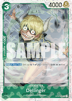 Dellinger (OP04-029) (V.1) PRB01 Common Near Mint Englisch