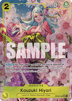 Kouzuki Hiyori (OP06-106) (V.2) PRB01 Alternate Art Near Mint Englisch