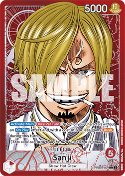 Sanji (PRB01-001) (V.2) PRB01 Alternate Art Near Mint Englisch