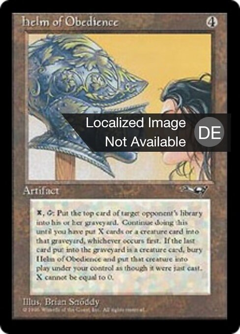 Helm der Gehorsamkeit ALL- Rare Good Deutsch