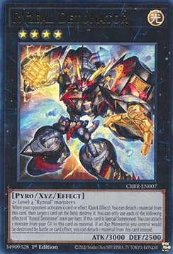 Ryzeal-Detonator (V.1) CRBR-007 Ultra Rare Near Mint Deutsch 1. Auflage