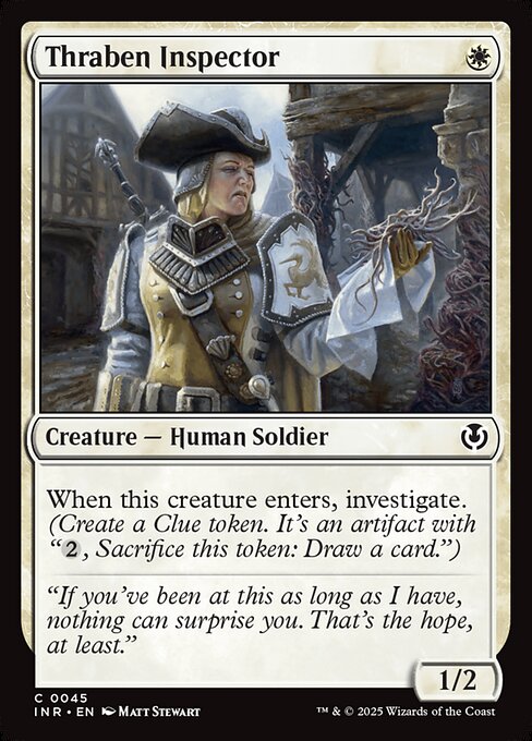 Thraben Inspector INR-45 Common Near Mint Englisch